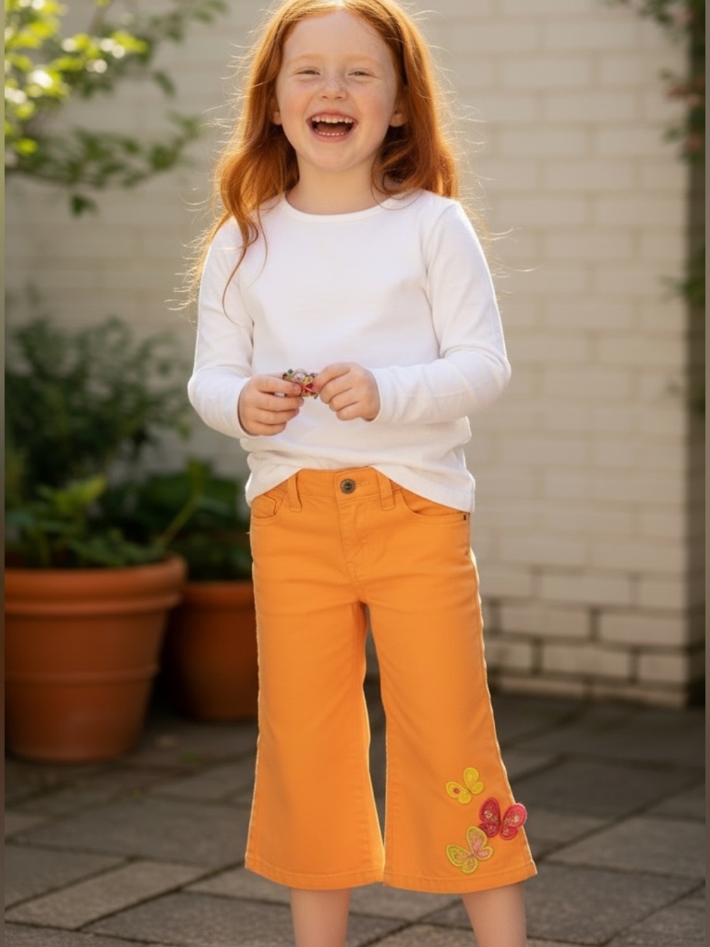 Vintage Gymboree Butterfly Capri Pants size 8 - Picture 15 of 15